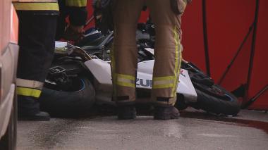 Śmiertelny wypadek motocykla z ciężarówką