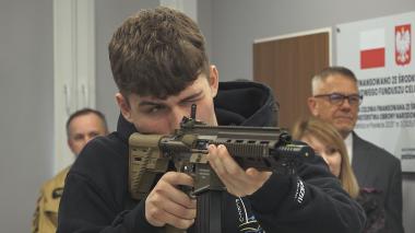 Wirtualna strzelnica otwarta w Pucku