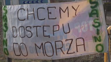 Protestowali w obawie przed utratą dostępu do plaży