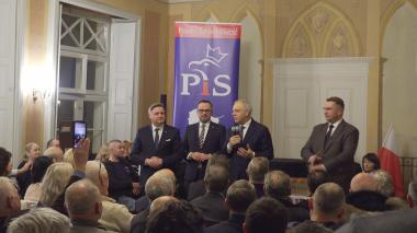 Sasin i Czarnek na spotkaniu w Wejherowie