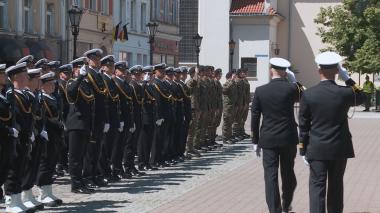 Święto jednostki wojskowej na wejherowskim rynku