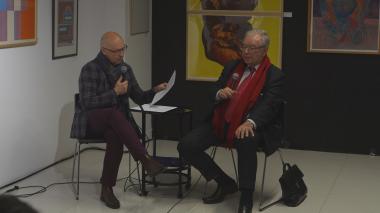 Znany reżyser na wernisażu w Luzinie