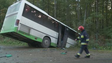 Wypadek autobusu