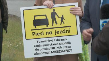 Powraca temat budowy chodnika wzdłuż drogi powiatowej w Gowinie