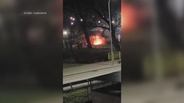 Pożar bożonarodzeniowej szopki w Bolszewie