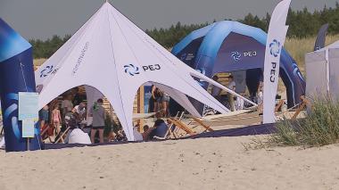 Plaża bezpiecznej energii