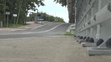 Droga między Robakowem a Luzinem po przebudowie